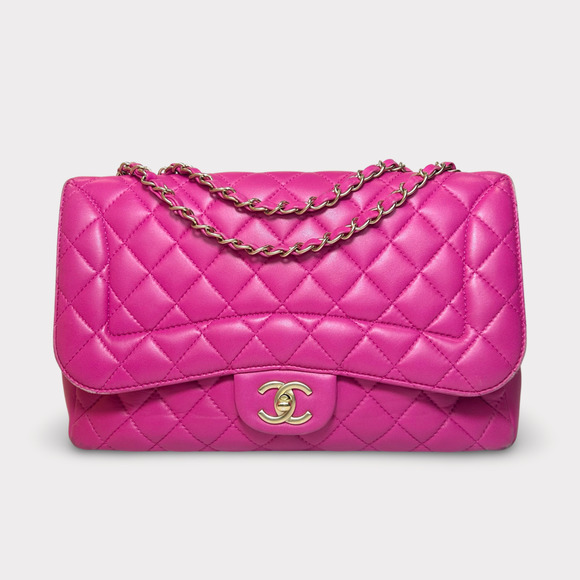 CHANEL Handbags - CHANEL Jumbo Mademoiselle Chic Flap Bag Pink